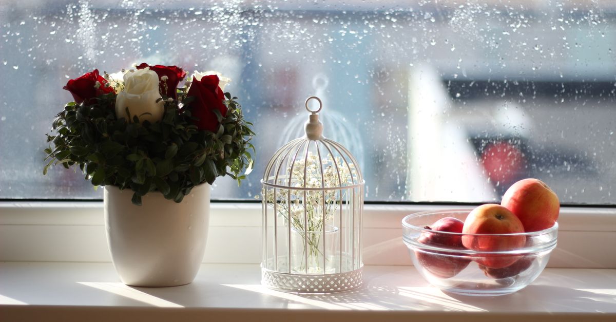 Cosy apartment on a rainy day