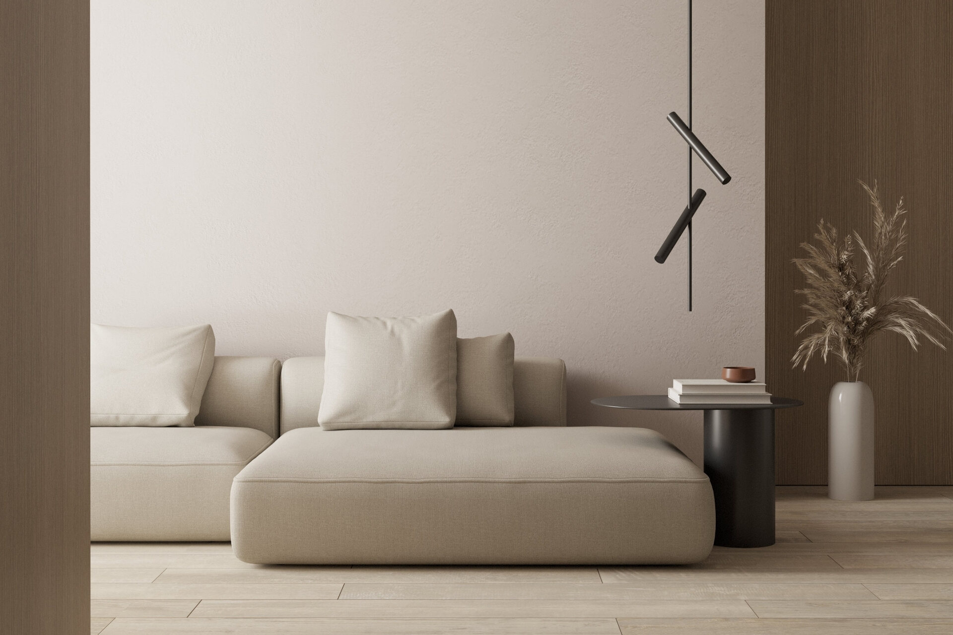 Stylishly furnished living area